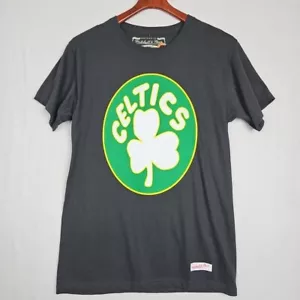 Mitchel & Ness x NBA Boston Celtics Gray Tshirt Men's Size Small New - Picture 1 of 8