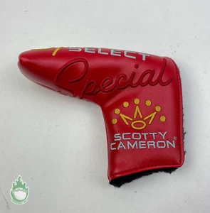 Cubierta de cabeza de putter Scotty Cameron Special Select usada - hoja roja estilo Titleist - Imagen 1 de 10