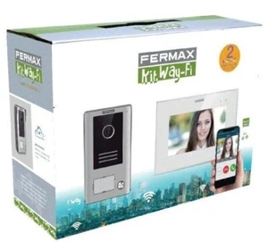 FERMAX 1431 KIT WAY-FI PLATINE VIDÉO Moniteur 7”COULEUR MAINS LIBRES TACTILE FR - Picture 1 of 2