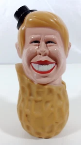Vintage 1976 Jimmy Carter Figural Peanut AM Transistor Radio - Picture 1 of 8