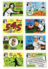 1971 Fleer World Series Baseball *BLACK BACK* YOU PICK ~Finish Your Set~