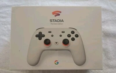 Google Stadia Premiere Edition White Controller + Chromecast Ultra - Image 1 of 4