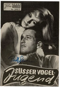 Paul Newman Autograph on Movie Program. CoA - Picture 1 of 3