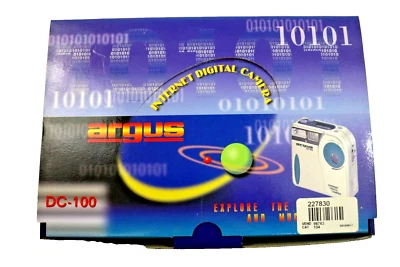 Cámara digital ARGUS DC 100 1998 original, Internet como nueva en caja Foto 1 de 4