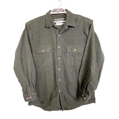 Field & Stream Flannel Shacket Size XL Green Button Up Long Sleeve - Image 1 of 4