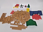 Lincoln Logs Shady Pine Homestead Building Set Pieces everything but horse 119pc