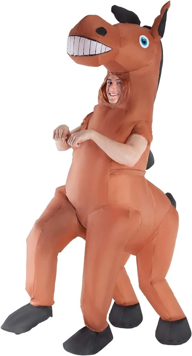 Pferd Einteiler Aus Polarfleece, Tierkostüm Für Erwachsene