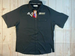 Camisa Bryant University NCAA Adidas para Hombre SS Botón Grande Logotipo Nueva con Etiquetas Climalite - Imagen 1 de 7