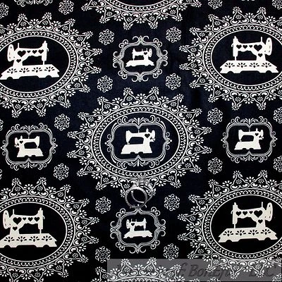 BonEful Fabric FQ Cotton Quilt Black Girl Scout Love Damask 4H Club Dress USA US - Image 1 of 4