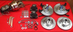 62-74 Mopar Chrysler Plymouth A body power front disc brake conversion 5 on 4 - Picture 1 of 1