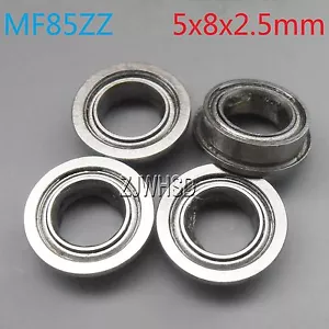 4pcs MF85zz Sealed Flange Bearing 5 x 8 x 2.5 mm for TAMIYA TRAXXAS RC Hobby DIY - Picture 1 of 1