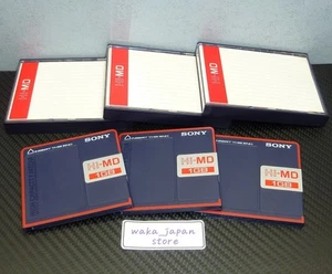 Sony Hi-MD Minidisc 1GB Media Mini Disc (HMD1G) lot of 3 Used pre-recorded - Picture 1 of 15