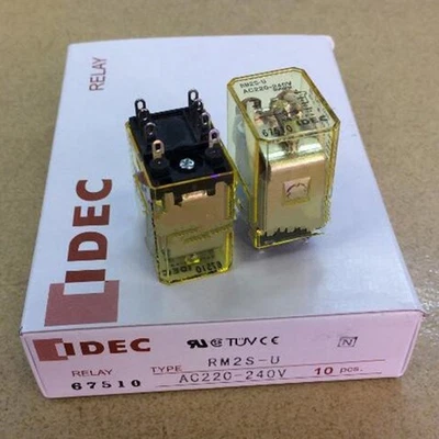 10PC New In Box IDEC RM2S-U AC220-240V Small relay Free shipping - Image 1 of 2