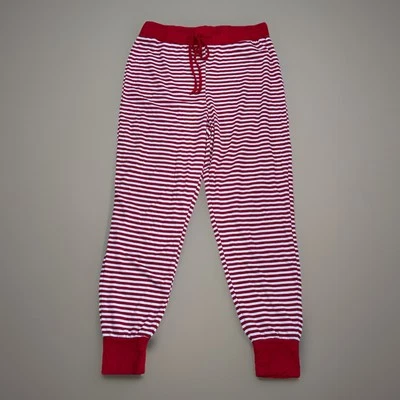 Pantalones de dormir Wildfox Intimates para mujer medianos rojos blancos a rayas Foto 1 de 4