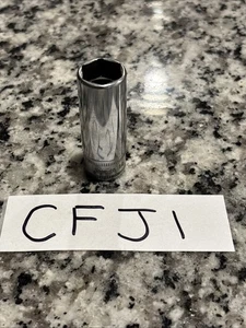 Snap On 1/4" Drive 14MM 6PT Metric Deep Chrome Socket USA STMM14 - Foto 1 di 10