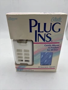 Vintage Glade Plug Ins Gel Warmer/Refill Powder Fresh Scent *Discontinued* NIB - Picture 1 of 6