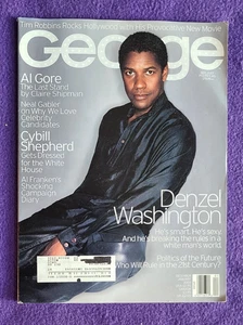 GEORGE magazine - POLITICS OF THE FUTURE - December/January 2000 - Denzel, Gore - Bild 1 von 4