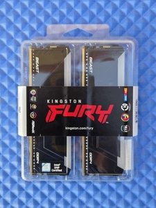 Kingston FURY 16GB (2x 8GB) DDR4 RGB RAM Sticks - Brand New Factory Sealed! - Picture 1 of 5
