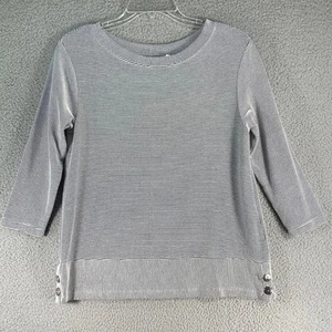Christian Siriano Damen 3/4 Ärmel gestreift Top Größe Small - Bild 1 von 9