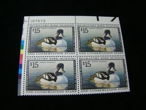 U.S. Scott #RW65 Plate # Block Of 4 MNH Barrow's Goldeneye Nice! - Picture 1 of 2