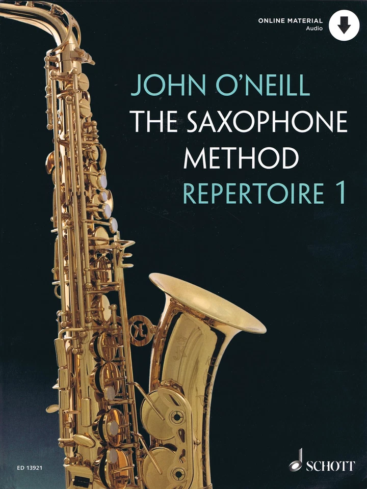 The Saxophone Method Repertoire 1 John O'Neill Solo Sheet Music Book & Audio - Image 1 of 1