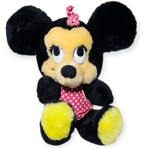 Vintage Disney Minnie Mouse Plush 7" Made In Korea Stuffed Animal Toy - Picture 1 of 8