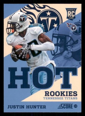 2013 Score Hot Rookies Retail #14 Justin Hunter - Image 1 of 2