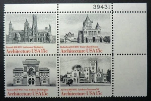 1838 - 41 MNH 1980 15c Architecture Smithsonian Trinity Arts Academy Lyndhurst - Picture 1 of 1