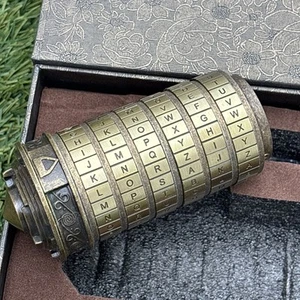 Da Vinci Code Cryptex His & Her Rings No Manual But Code - Picture 1 of 11