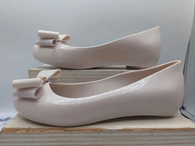 Vivienne Westwood Mini Melissa Cream and Pink Ballet-shoes UK 6 Brand New Te184 - Image 1 of 4