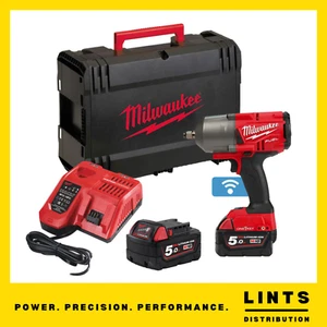 Milwaukee M18ONEFHIWF12-502X 18v 1/2 Impact Wrench 2x 5.0Ah Battery FUEL in case - Picture 1 of 1
