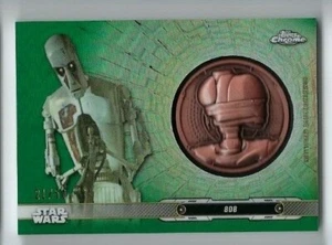 2019 Star Wars Chrome Legacy Medallion DC-EB 8D8 21/50 green - Bild 1 von 1
