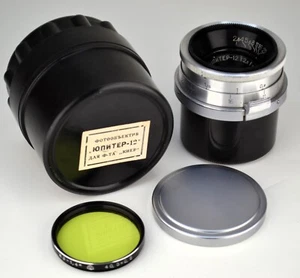 NEAR EXC! SERVICED! 1957 FIRST ARSENAL USSR JUPITER-12 f2.8/35 LENS for KIEV - Picture 1 of 12