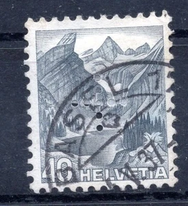 1937 Official, 40 Cts., VF ++ used, smooth paper, Zumstein # 27 y, exp. - Picture 1 of 1