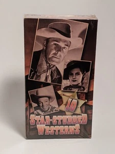 *NEW* 10 Star-Studded Westerns- (3 VHS Tape Set 1996) VINTAGE - Picture 1 of 5