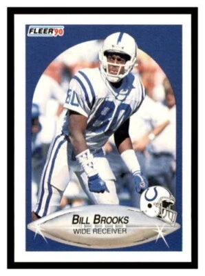 1990 Fleer #229 BILL BROOKS Indianapolis Colts - Image 1 of 2