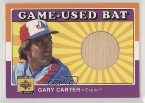 2001 Upper Deck Decade 1970's Game-Used Bats Gary Carter #B-GC HOF