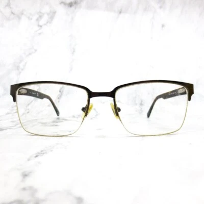 Gant Eyeglasses Frame GA3111-049 Men's Brown Tortoise Half Rim Square 53-18-140 - Image 1 of 4