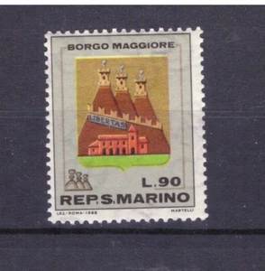 Francobolli San Marino 1968 Stemmi 90 Lire MNH** VARIETA' SAS762 - Bild 1 von 1
