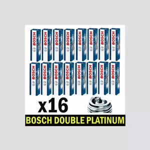 16x Bosch Platinum Spark Plugs for MERCEDES W211 5.0 02->06 E 500 - Picture 1 of 7