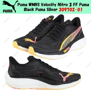 Puma WMNS Velocity Nitro 3 FF Puma Negro Puma Plata 309702-01 Mujer Talla - Imagen 1 de 13