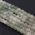 1 Strand Moss Aquamarine Cube Beads ,Gemstone Faceted Box Shape Briolettes, Jewe