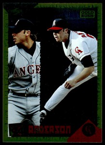 1994 Score Rookie & Traded Gold Rush RT125 Brian Anderson  California Angels