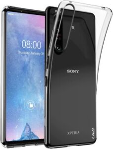 For SONY XPERIA 1 III SHOCKPROOF TPU CLEAR CASE SOFT SILICONE BACK SLIM COVER