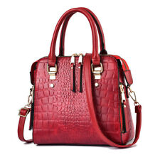 Ladies Fashion Leather Handbag Tote Bag Womens Cross Body Medium Shoulder Bags