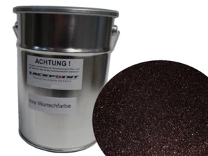 5 Liter Spritzfertigen Basislack geeignet für Porsche M8W Braun Metallic Autola - Picture 1 of 1