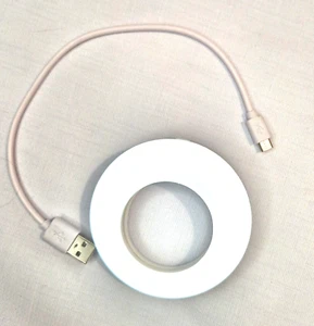 QIAYA Selfie Anneau Lumière LED Clip-On Rechargeable pour Téléphone & Ordinateur Portable Appareil Photo - Photo 1 sur 5