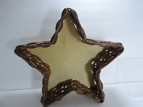 Basket Star shaped with wood bottom made in America Cover