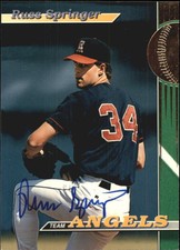 1993 Stadium Club Angels Autograph #24 Russ Springer   C15907 