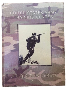 1985 U.S. ARMY BASIC SCHOOL YEARBOOK, CO. B, 4TH BN, 3RD BRIGADE, FORT DIX, NJ - Picture 1 of 3